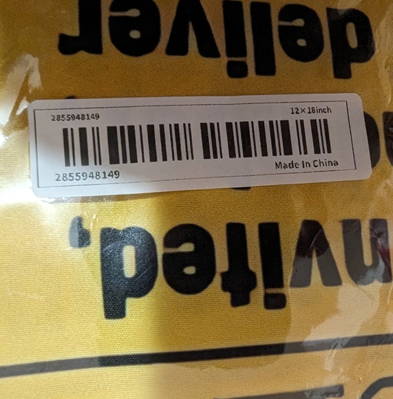 NWT 💛No SOLICITING Seriously GO AWAY Garden Flag 12" X 18" Fade Resistant - Picture 5 of 6